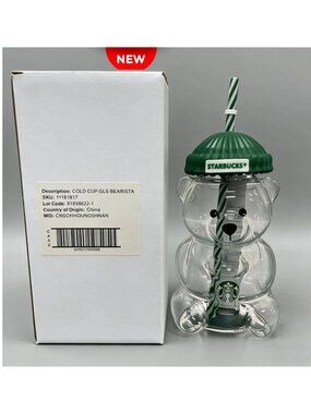 Starbucks Mug TBLR Glas Bearista Original 20 oz. New, with packaging.